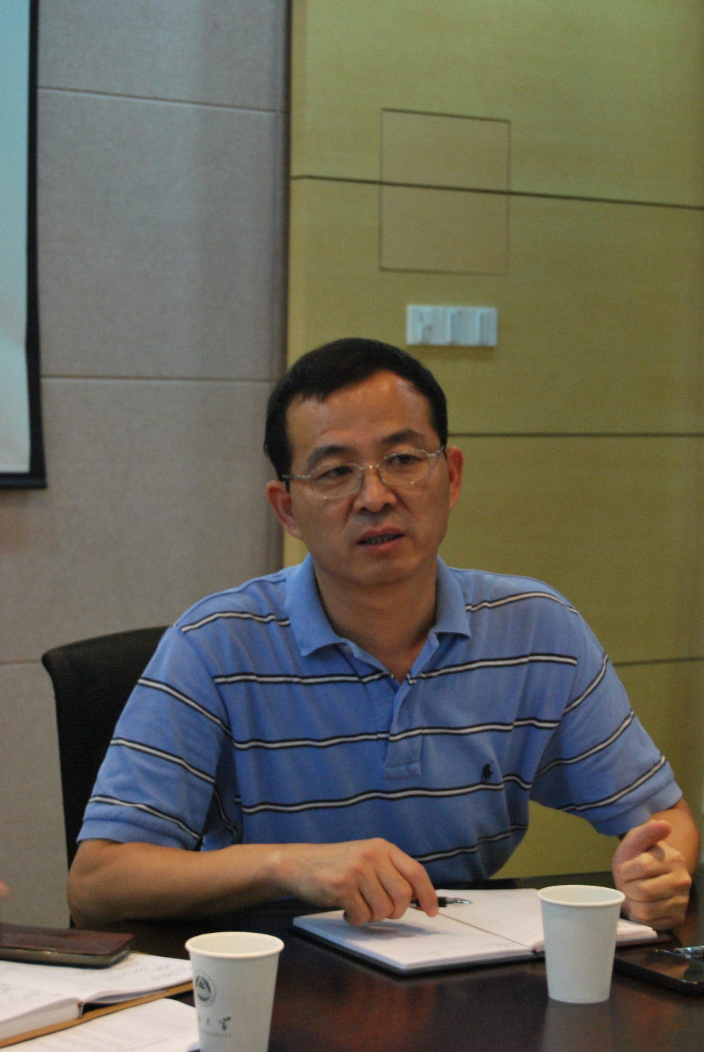 纪校长到我院就加强教学工作开展调研